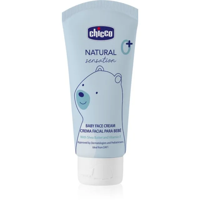 Chicco Natural Sensation Baby Näokreem lastele sünnist alates 0+ 50 ml