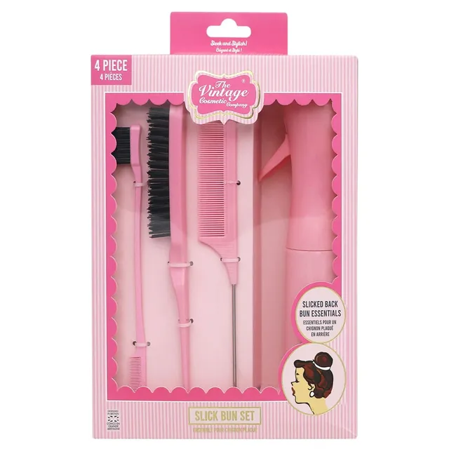 THE VINTAGE COSMETIC Slick Bun Set
