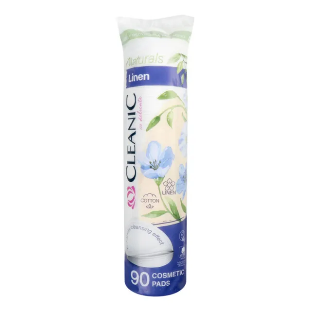 CLEANIC NATURALS LINEN VATIPADJAD N90