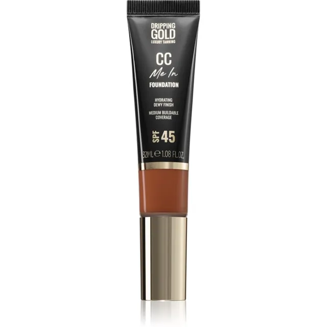 Dripping Gold CC Me In Kerge jumestuskreem SPF 45 varjund Coffee 9.5 32 ml