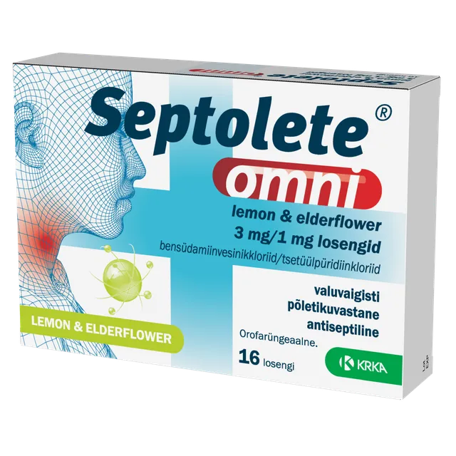SEPTOLETE OMNI SIDRUNI JA LEEDRIPUU LOSENG 3MG+1MG N16