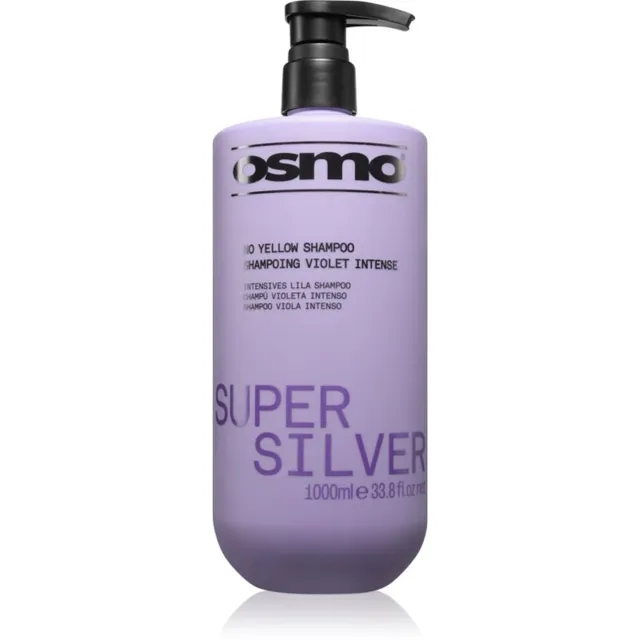 Osmo Super Silver No Yellow Shampoo kollakate toonide vastane šampoon blondidele ja hallidele juustele 1000 ml