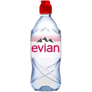 EVIAN looduslik mineraalvesi, sportpudel, 750 ml