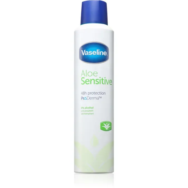 Vaseline Aloe Sensitive Antiperspirant Pihustatav antiprespirant 250 ml