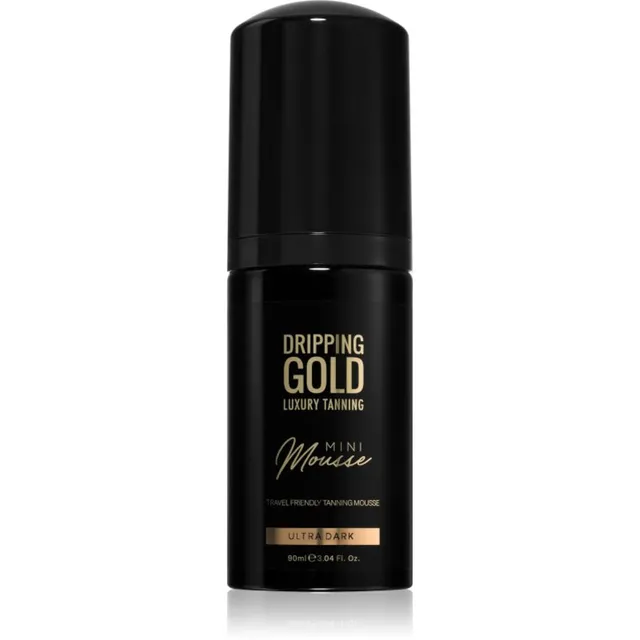 Dripping Gold Luxury Tanning Mini Mousse Isepruunistav vaht näole ja kehale varjund Ultra Dark 90
