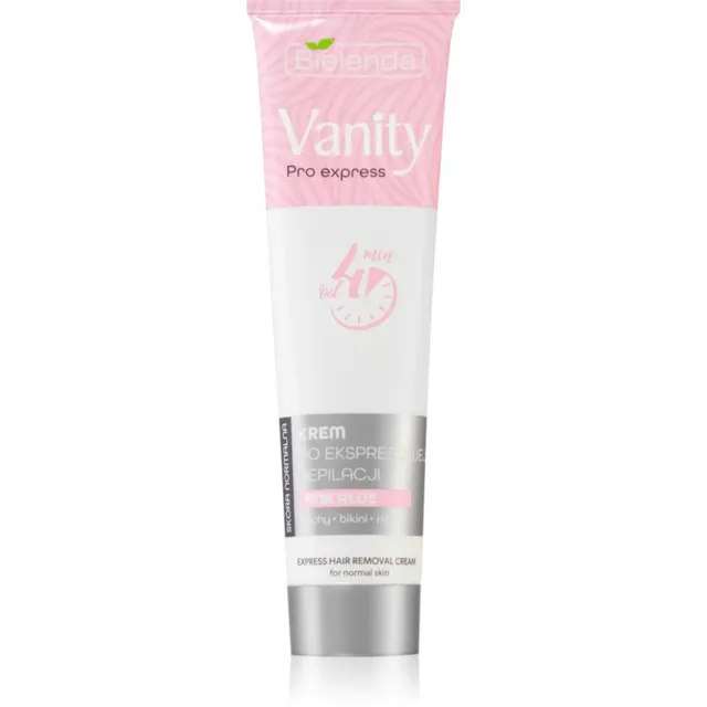 Bielenda Vanity Pro Express Karvade eemalduskreem käsivartele, kaenlaalustele ja bikiinijoonele tundlikule nahale Pink Aloe 75 ml