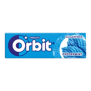 Närimiskumm Peppermint suhkruvaba, ORBIT, 14 g