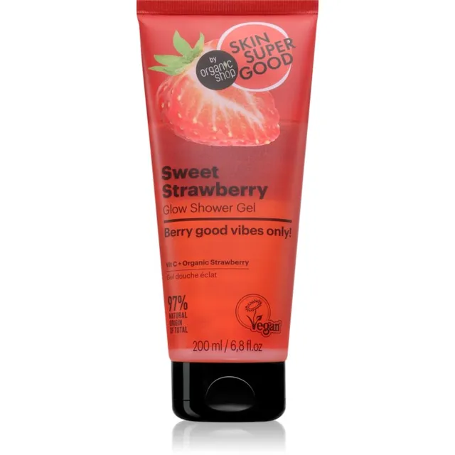Organic Shop Skin Super Good Sweet Strawberry Toitev dušigeel 200 ml