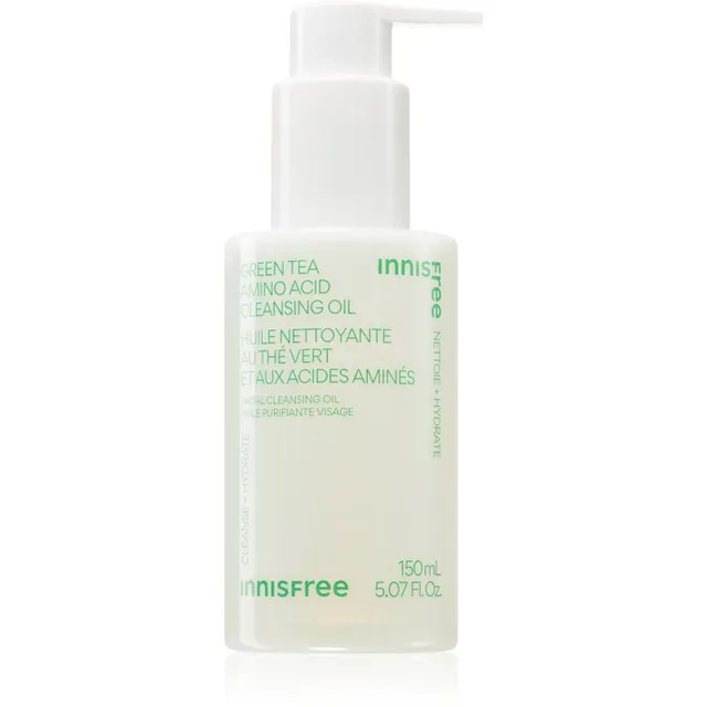 innisfree Green Tea Amino Acid Cleansing Oil Õrn puhastusõli niisutava toimega 150 ml