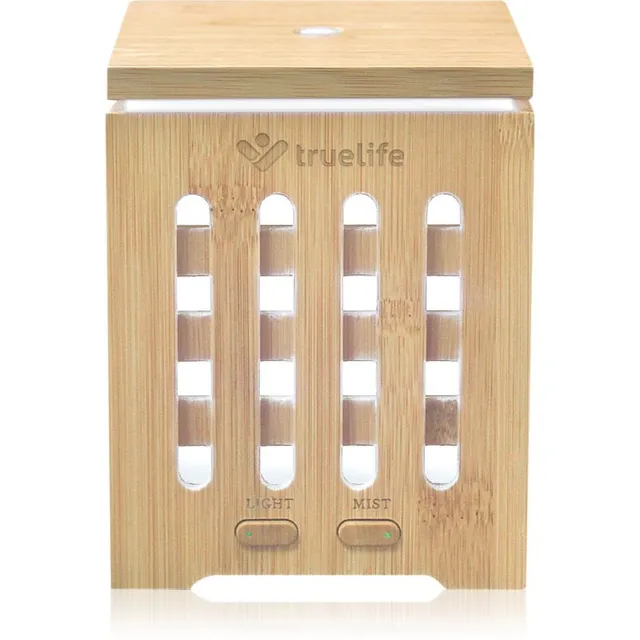 TrueLife AIR Diffuser D7 Bamboo ultraheliga töötav aroomihajuti ja õhuniisutaja 1 tk