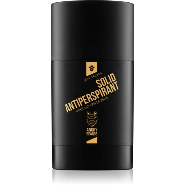 Angry Beards Jack Saloon Solid Antiperspirant Antiperspirantpulk meestele 50 ml