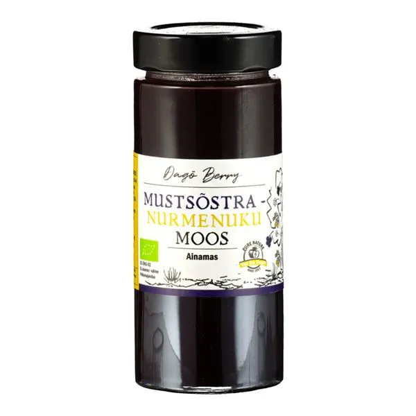 Mustsõstra-nurmenuku moos 320g Eesti