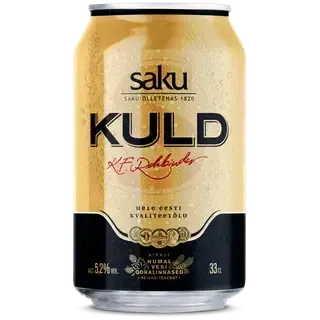 Saku Kuld õlu 5,2%vol 330 ml purk