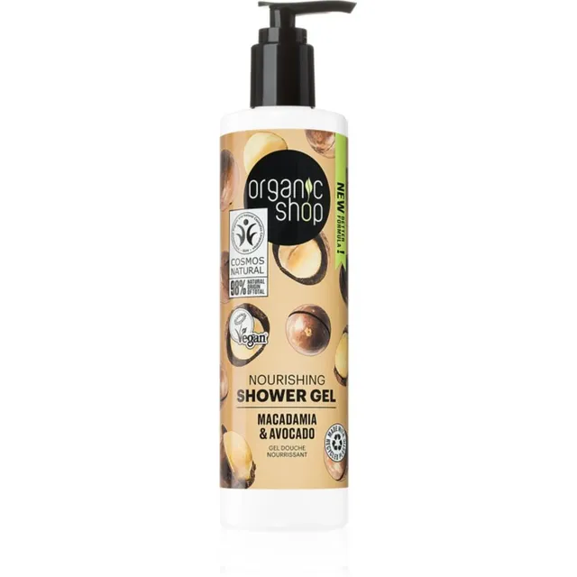 Organic Shop Macadamia & Avocado Toitev dušigeel 280 ml