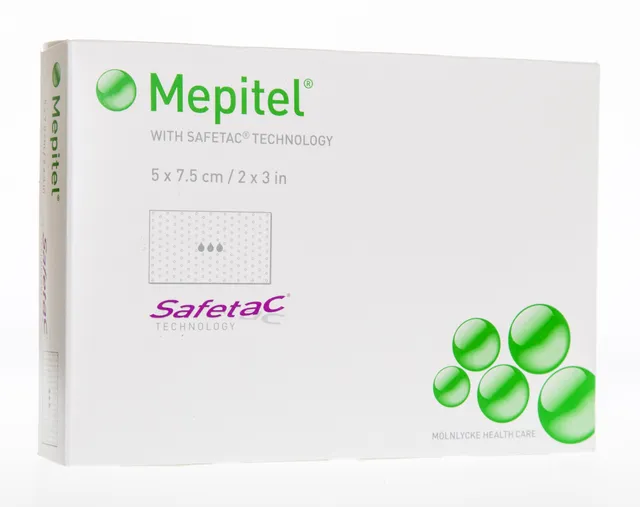 MEPITEL HAAVAVÕRK SILIKOONIGA 5X7,5CM N10