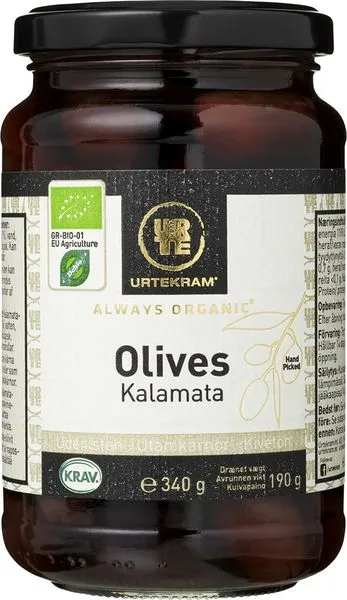Kivideta oliivid KALAMATA, ökoloogilised