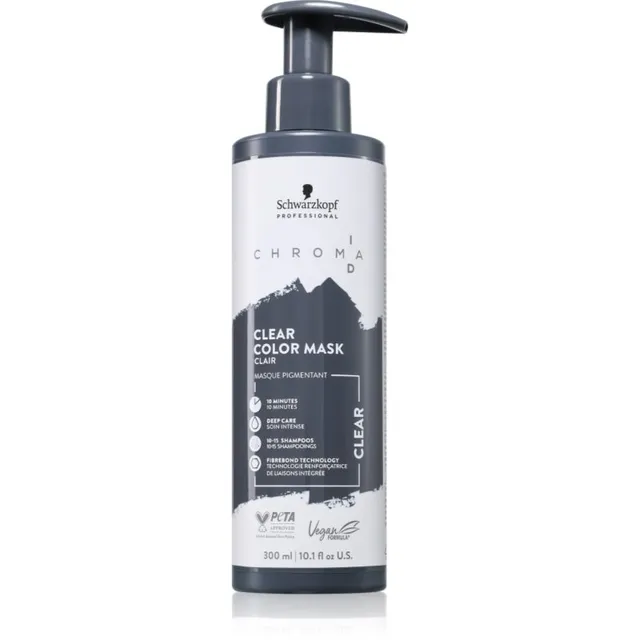 Schwarzkopf Professional Chroma ID Color Mask Intensiivne bonding-tehnoloogial põhinev värvimask juustele varjund Clear 300 ml