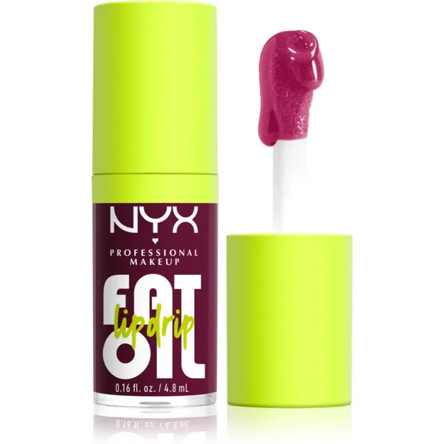 NYX Professional Makeup Fat Oil Lip Drip Huuleõli varjund 04 That's Chic 4,8 ml
