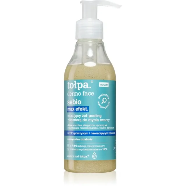 Tołpa Dermo Face Sebio Kooriv puhastusgeel 195 ml