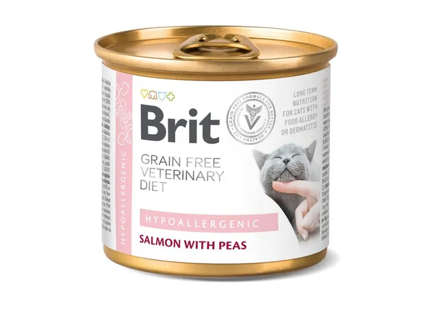 Brit GF Hypoallergenic erisööt, konserv kassile, 200 g