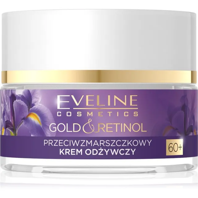 Eveline Cosmetics Gold & Retinol Intensiivne niisutuskreem kortsudevastase toimega 60+ 50 ml