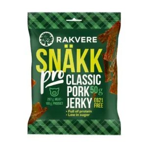 Rakvere Sealihasnäkk Pro Klassikaline Pork Jerky 50g