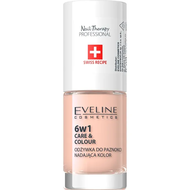 Eveline Cosmetics Nail Therapy Care & Colour Küünepalsam kuus-ühes varjund Nude 5 ml