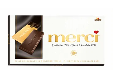 Tume šokolaad 72% MERCI 100g