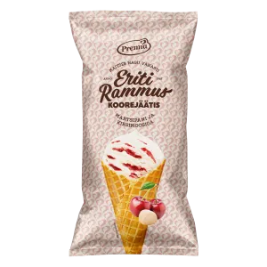 Martsipani-koorejäätis kirsimoosiga, ERITI RAMMUS, 110 g