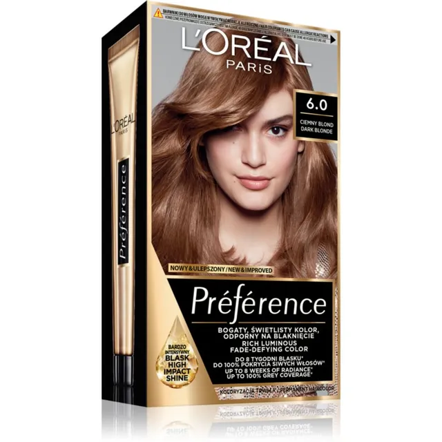 L’Oréal Paris Préférence Juuksevärv varjund 6 Dark Blonde 1 tk