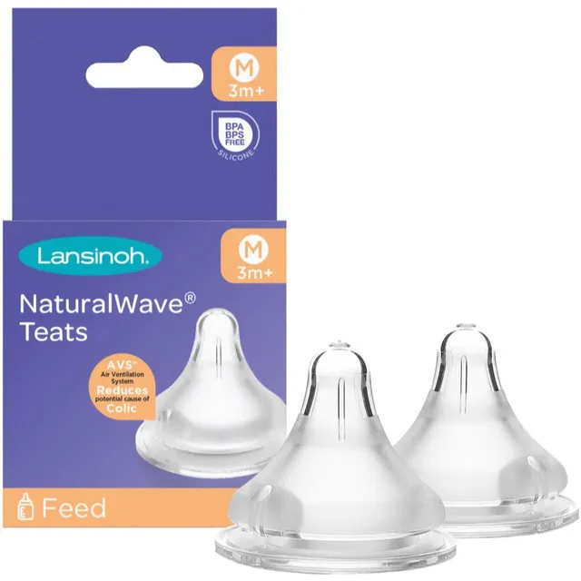 Lansinoh NaturalWave Beebipudeli lutti Medium 2 tk