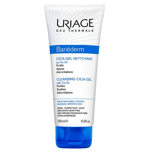 URIAGE Bariederm Cleansing Cica-Gel With Cu-Zn 200ml