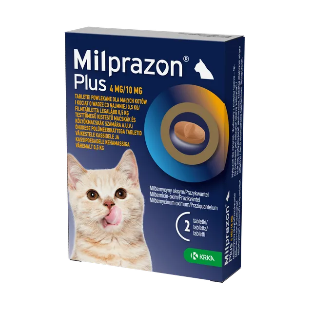 MILPRAZON PLUS ÕHUK. POLÜM.KAT. TBL 4MG+10MG N2