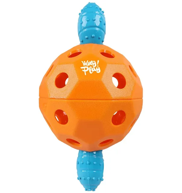 Mänguasi koerale, pall käepidemetega, ø 15 cm, oranž, EZ Handle Ball (AFP - Wag! Play)