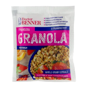 Dr. Benner  Granola müsli maasikatega 40g