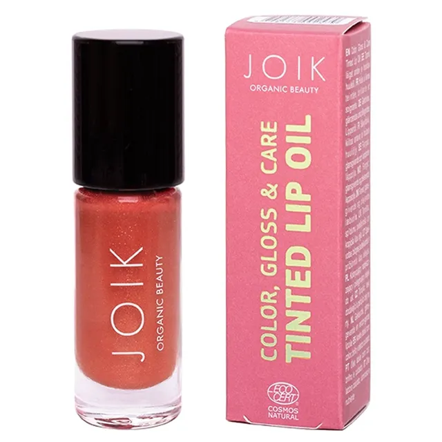 JOIK ORGANIC BEAUTY Colour, Gloss & Care Tinted Lip Oil No.08 Peachy Coral 4.5ml