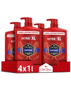 Old Spice Captain Meeste Dušigeel Ja Šampoon, 4x1000 ml