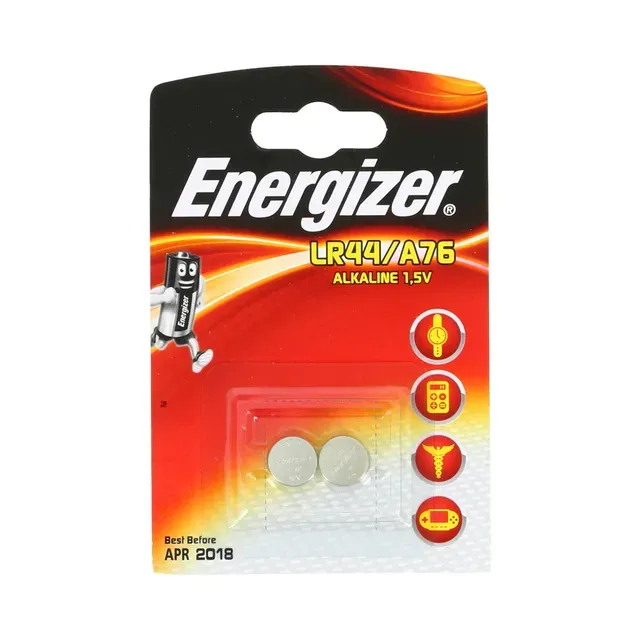 Patareid LR44/A76, 1,5V, ENERGIZER, 2 tk