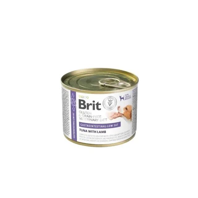 Brit VD Gastrointestinal Low Fat erisööt, konserv koerale, 200 g