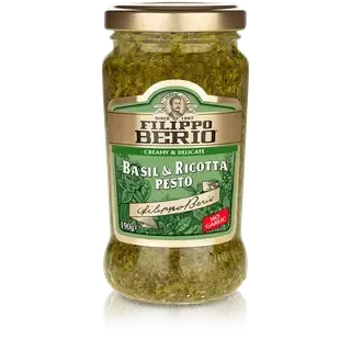 Filippo Berio basiiliku ja ricotta juustuga pesto 190g