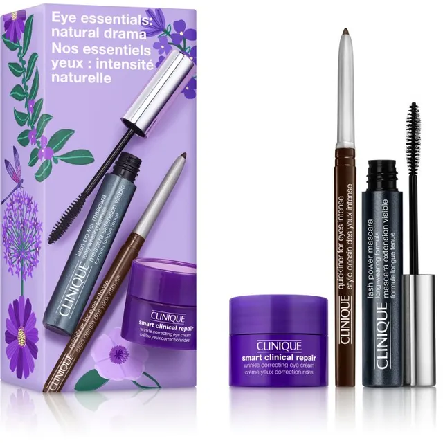 Clinique Mini Kit Eye Essentials: Natural Drama Kinkekomplekt silmade piirkonnale