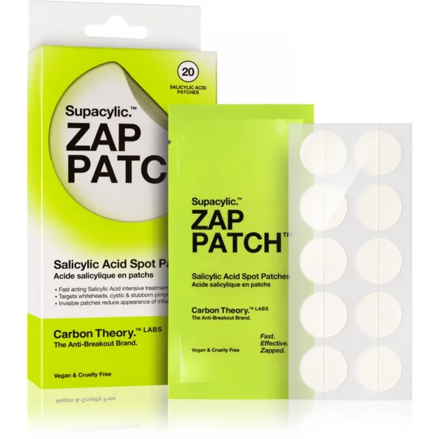 Carbon Theory Zap Patch Plaastrid probleemsele nahale akne hoolduseks 20 tk