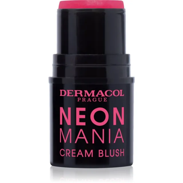 Dermacol Neon Mania Kreemjas põsepuna varjund 1 Pink 5.2 g