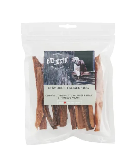 Eat Rustic koera maius, lehmaudara ribad, 100 g