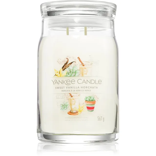 Yankee Candle Sweet Vanilla Horchata lõhnaküünal 567 g