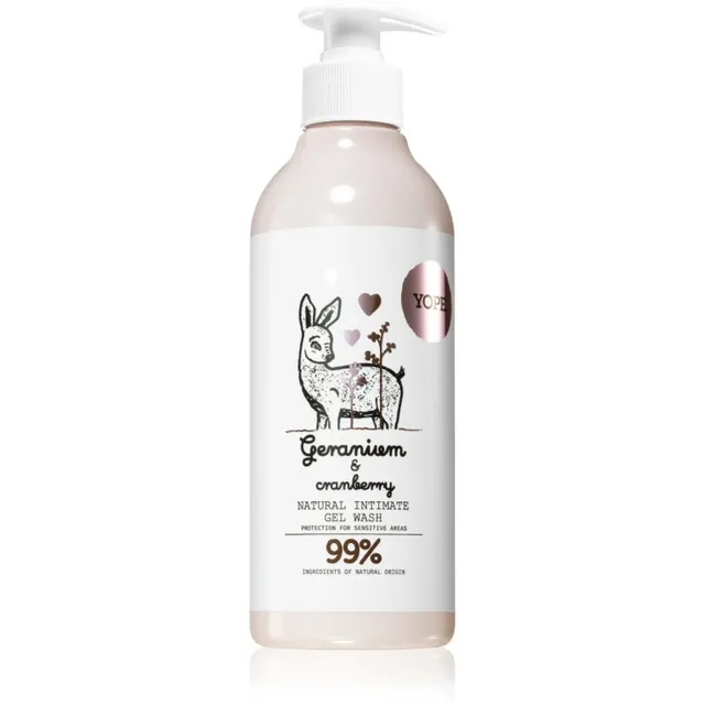 Yope Geranium & Cranberry Intiimhügieenigeel 300 ml
