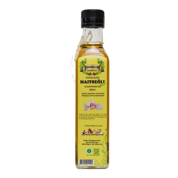 Maitseõli küüslauguga 250ml