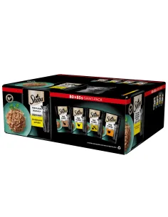 SHEBA Mix linnulihamaitseline märgtoit kassidele tarretises (80x85g)