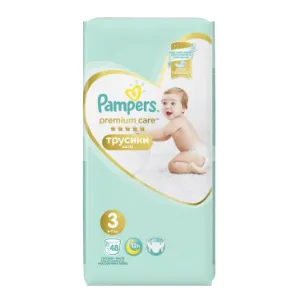 Püksmähkmed Premium Care, Value Pack S3, PAMPERS, 6-11 kg/48 tk