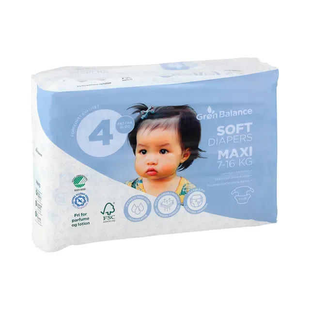 Mähkmed maxi 7-16kg, GRØN BALANCE, 50 tk